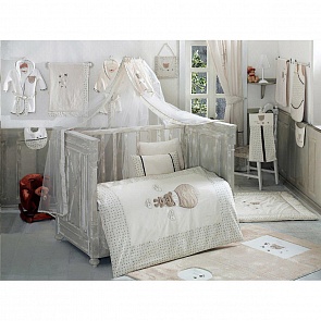 Балдахин серии Cute Bear 150 х 450 см, Beige (Kidboo, 00-0010546 _Beige)